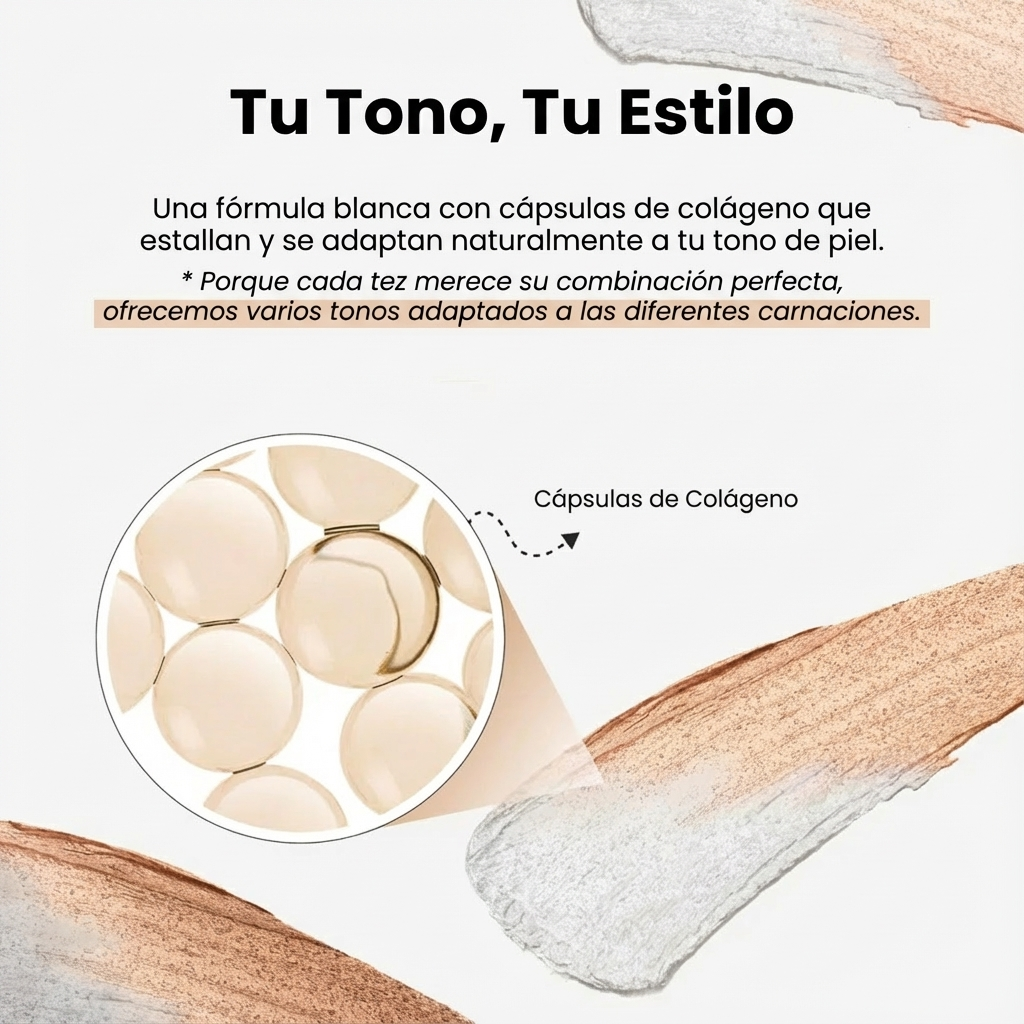 Base de maquillaje adaptativa